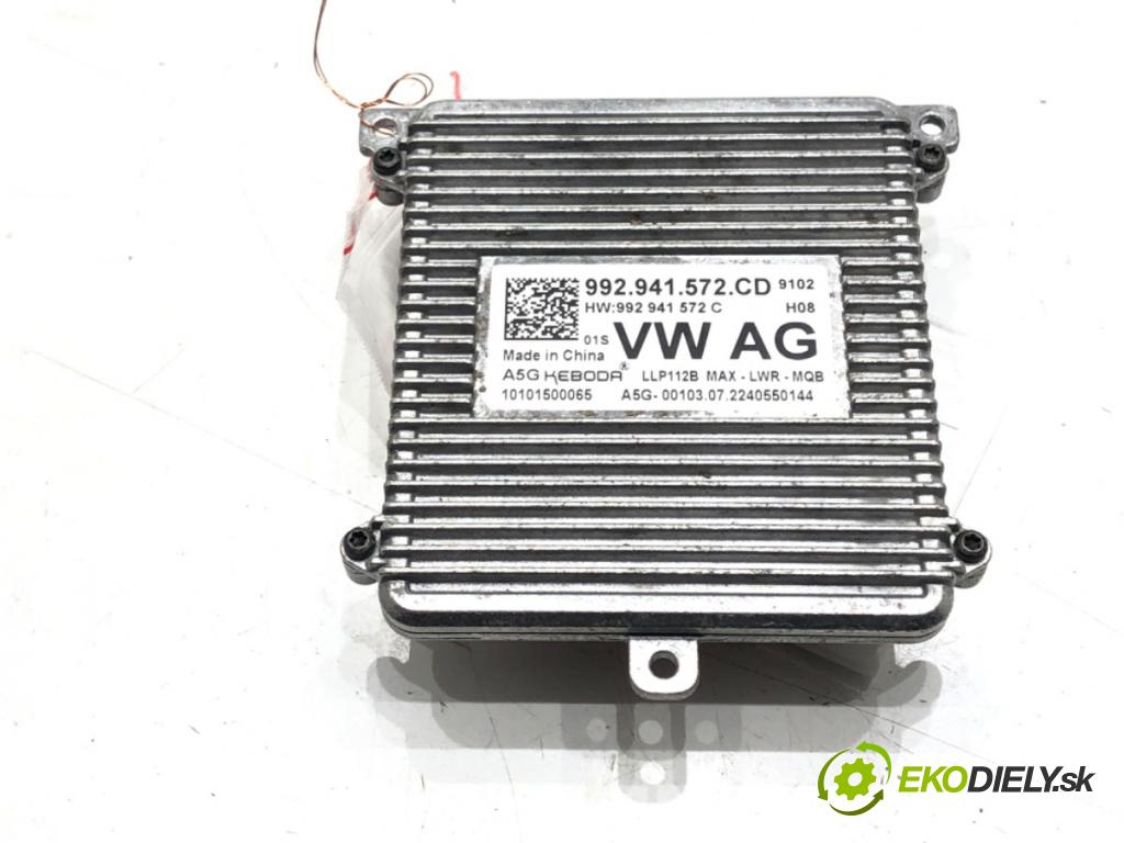 SKODA OCTAVIA IV (NX3, NN3) 2020 - 2022    2.0 TDI 110 kW [150 KM] olej napędowy 2020 - 2022  Menič XENON 992941572CD (Riadiaca jednotka xenónu)