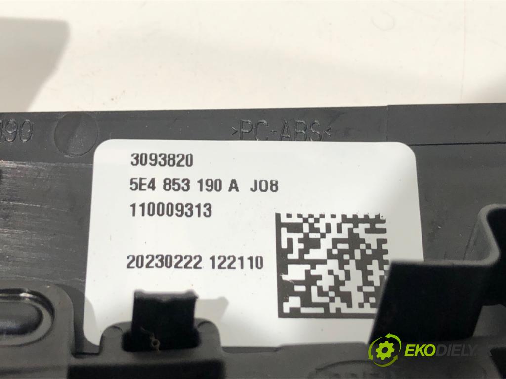 SKODA OCTAVIA IV (NX3, NN3) 2020 - 2022    2.0 TDI 110 kW [150 KM] olej napędowy 2020 - 2022  lišty kryt 5E4853192C 5E4853190A (Lišta)