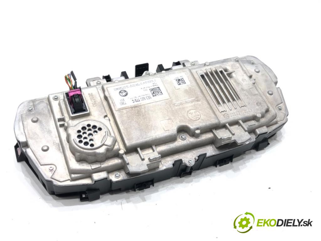 SKODA OCTAVIA IV (NX3, NN3) 2020 - 2022    2.0 TDI 110 kW [150 KM] olej napędowy 2020 - 2022  Prístrojovka 5E3920770C (Prístrojová doska, displej)