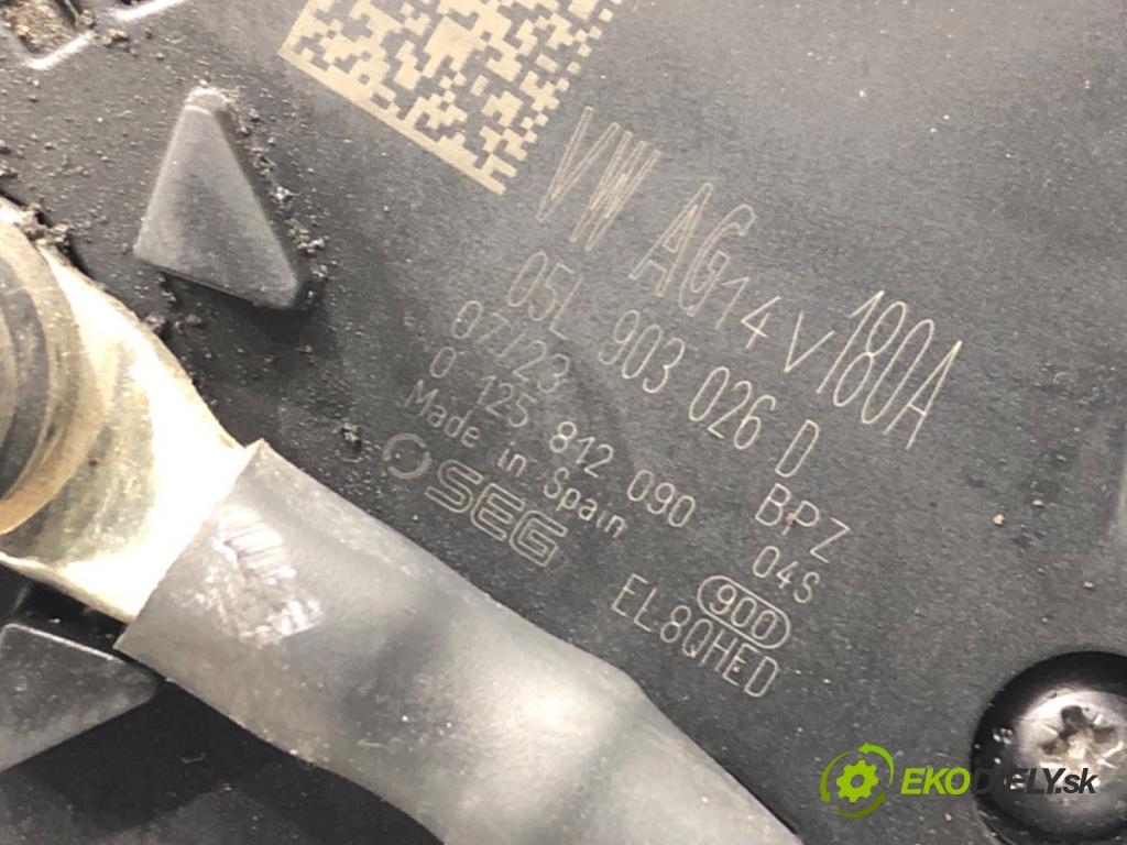 SKODA OCTAVIA IV (NX3, NN3) 2020 - 2022    2.0 TDI 110 kW [150 KM] olej napędowy 2020 - 2022  Alternátor 05L903026D 0125812090 (Alternátor)