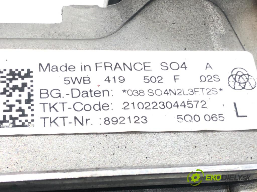 SKODA OCTAVIA IV (NX3, NN3) 2020 - 2022    2.0 TDI 110 kW [150 KM] olej napędowy 2020 - 2022  Hriadeľ, tyč volantu 5WB419502F (Tyč riadenia (volantu))