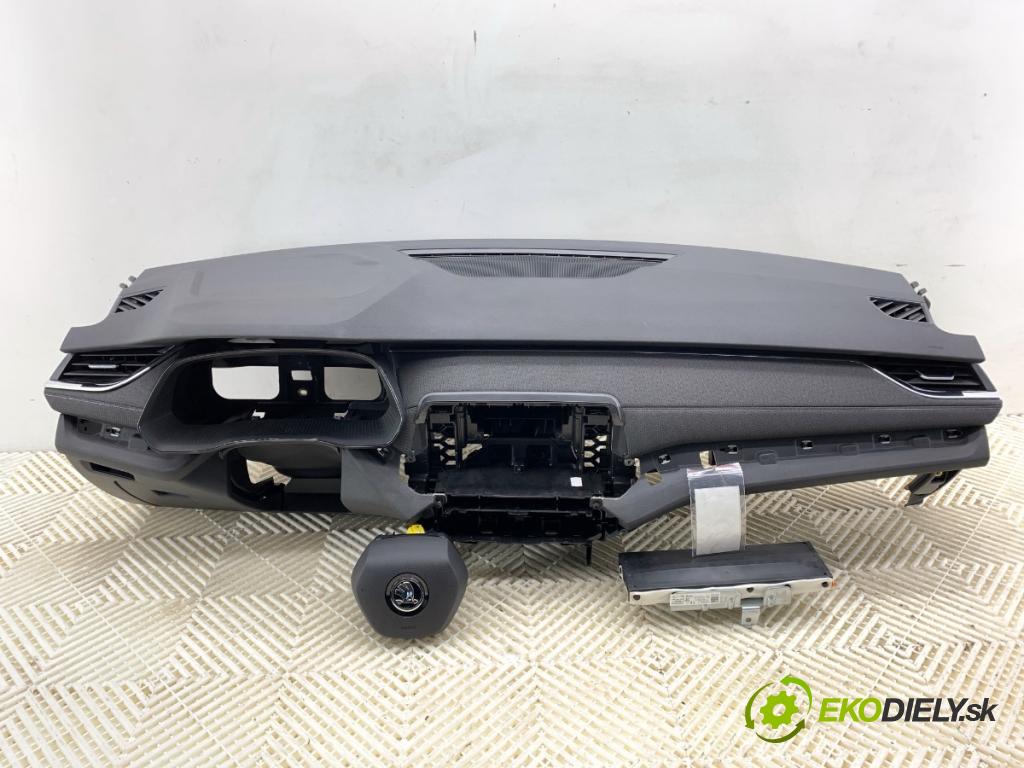 SKODA OCTAVIA IV (NX3, NN3) 2020 - 2022    2.0 TDI 110 kW [150 KM] olej napędowy 2020 - 2022  Palubná doska AirBag spolujazdca volantu koleno: 5E4857069