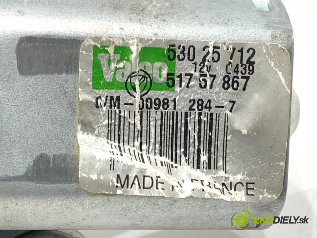 FIAT GRANDE PUNTO (199_) 2005 - 2022    1.4 (199AXB11, 199AXB1A, 199BXB1A, 199AXL1A) 57 kW [77 KM] benzyna 2005 - 2015  motor stěračů zadní část 53025712