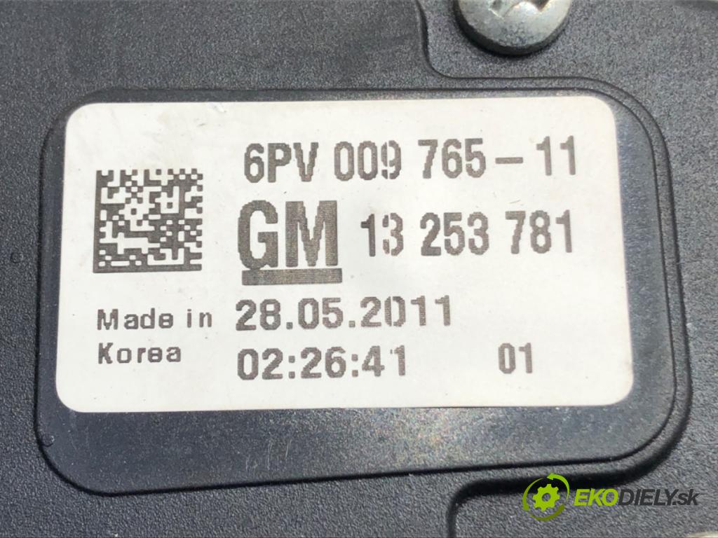 CHEVROLET ORLANDO (J309) 2010 - 2022    1.8 104 kW [141 KM] benzyna 2011 - 2022  Potenciometer plynu 13253781 (Pedál)