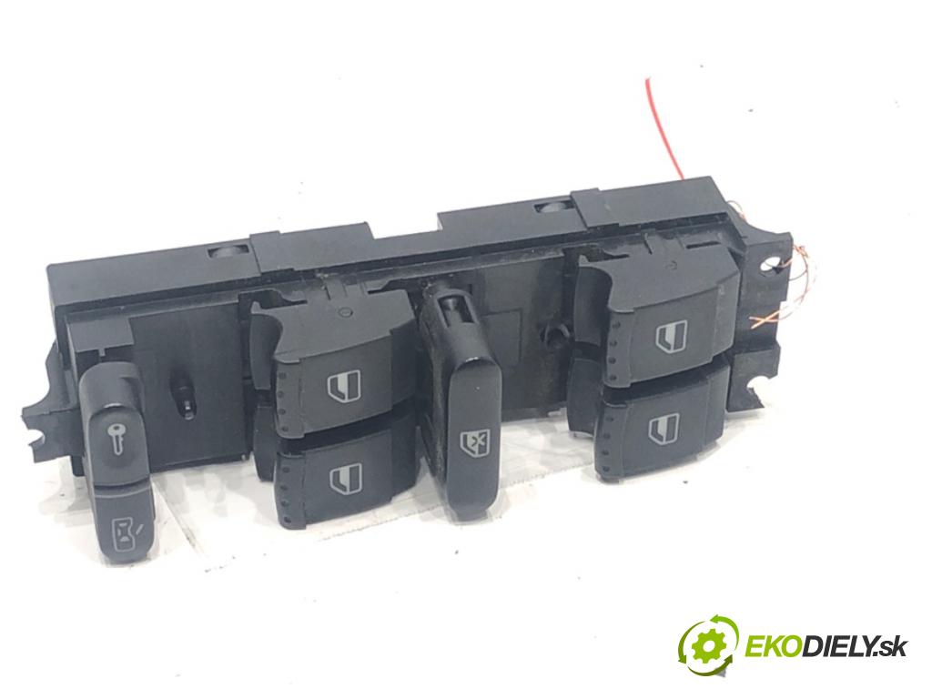 SEAT TOLEDO II (1M2) 1998 - 2006    1.9 TDI 96 kW [130 KM] olej napędowy 2003 - 2006  Prepínač okien 1J4959857D (Prepínač/spínač/tlačidlo a ovládač kúrenia)