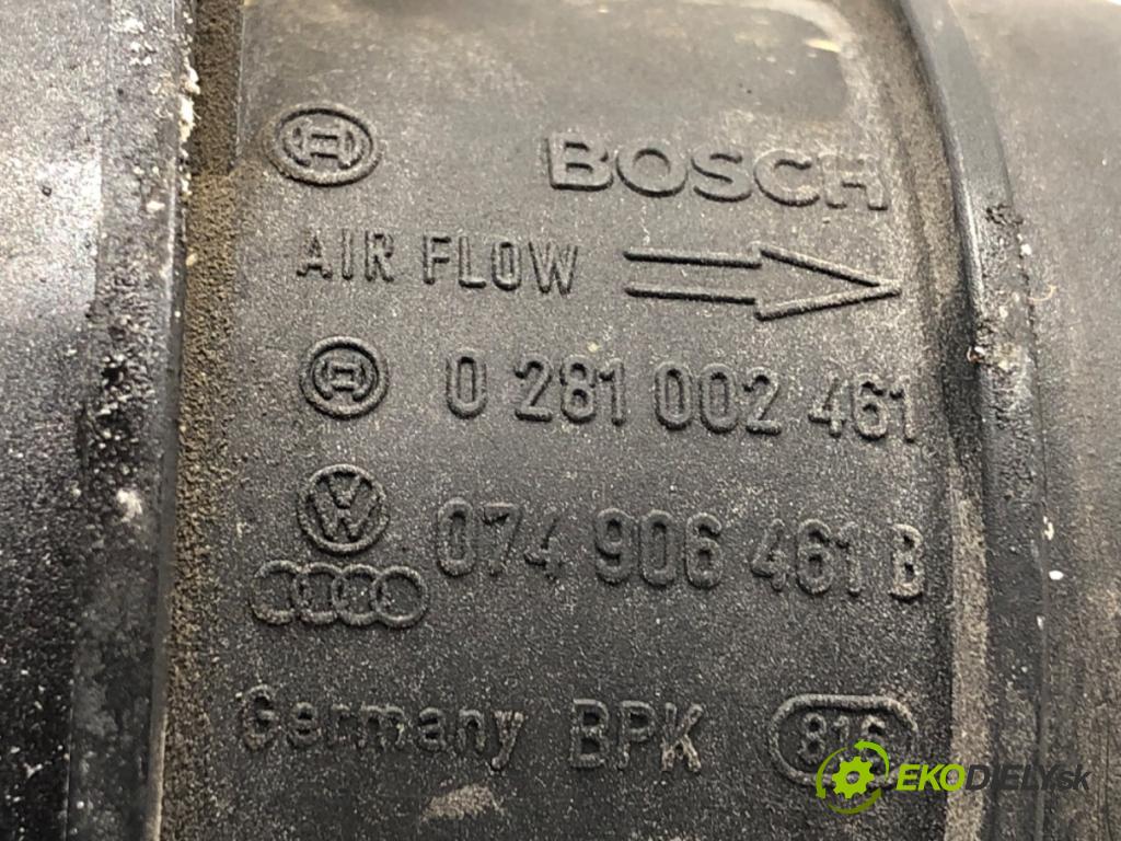 SEAT TOLEDO II (1M2) 1998 - 2006    1.9 TDI 96 kW [130 KM] olej napędowy 2003 - 2006  Váha vzduchu 074906461B 0281002461 (Váha vzduchu)