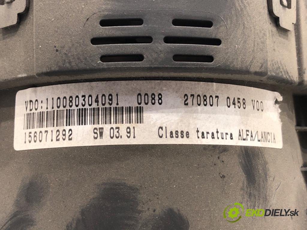 ALFA ROMEO GT (937_) 2003 - 2010    1.9 JTD (937CXN1B) 110 kW [150 KM] olej napędowy 2003 - 2010  Prístrojovka 156071292 (Prístrojová doska, displej)