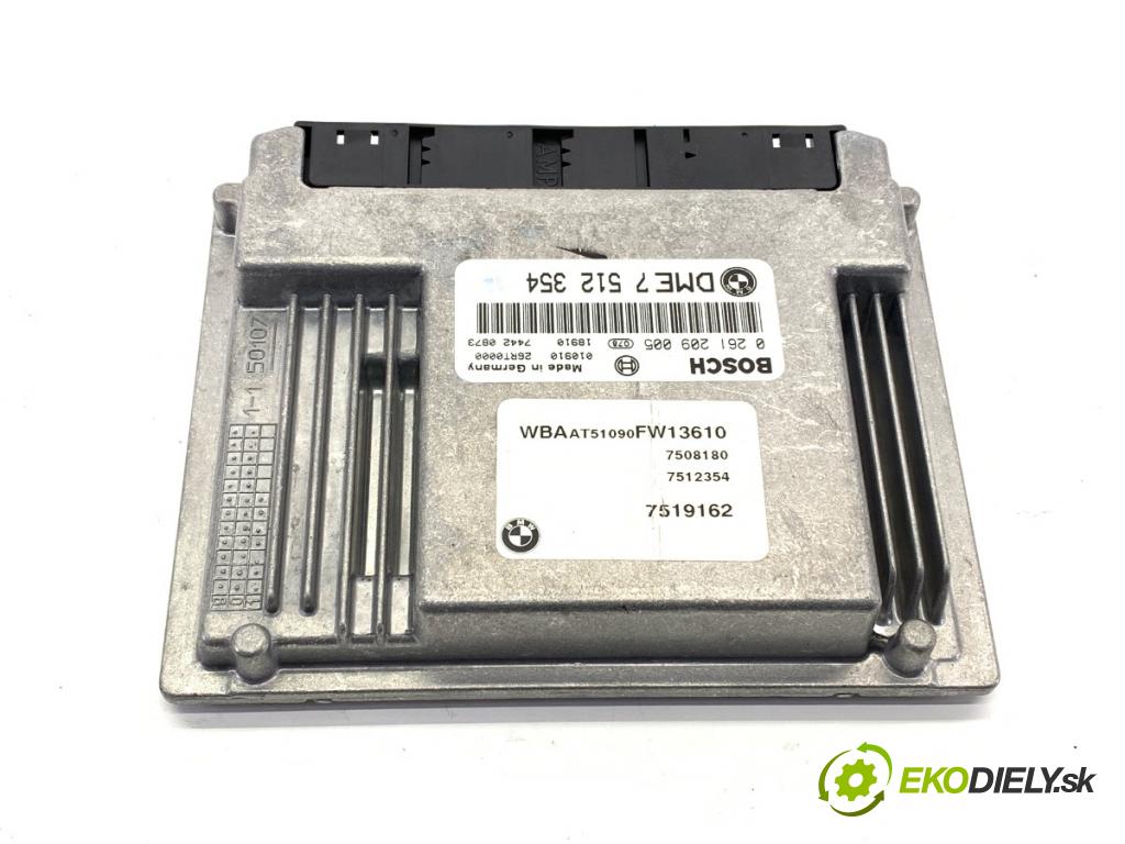 BMW 3 (E46) 1997 - 2005    316 i 85 kW [115 KM] benzyna 2002 - 2005  riadiaca jednotka Motor 7512354 0261209005 (Riadiaca jednotka)