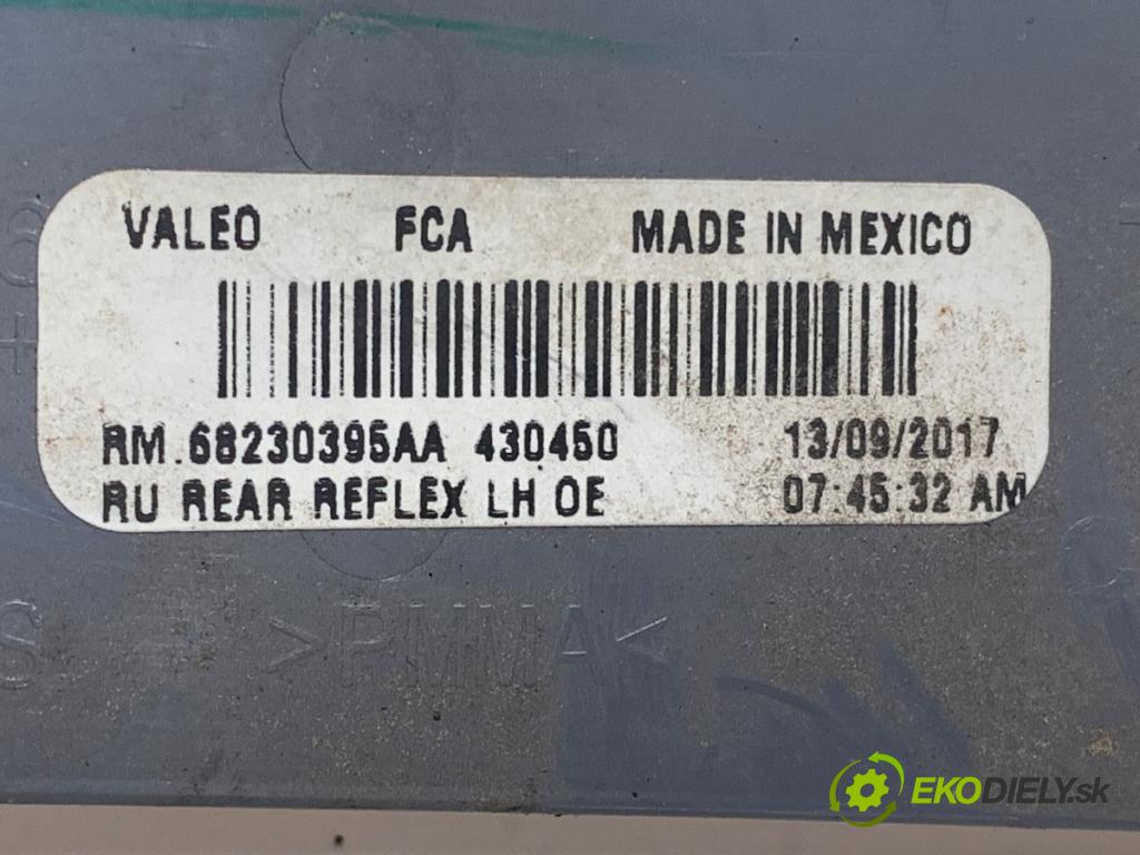 CHRYSLER PACIFICA 2016 - 2022    3.6 214 kW [291 KM] benzyna 2016 - 2022  reflexní nárazníka zadní část levý 68230395AA