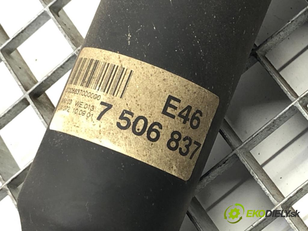 BMW 3 (E46) 1997 - 2005    316 i 85 kW [115 KM] benzyna 2002 - 2005  Kardaň, hriadeľ hnací zad 7506837 (Kardaňový hriadeľ)