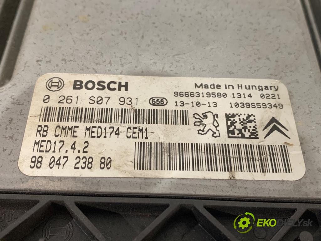 PEUGEOT 308 II (LB_, LP_, LW_, LH_, L3_) 2013 - 2021    1.6 THP 125 92 kW [125 KM] benzyna 2013 - 2021  riadiaca jednotka Motor 9804723880 0261S07931 (Riadiaca jednotka)