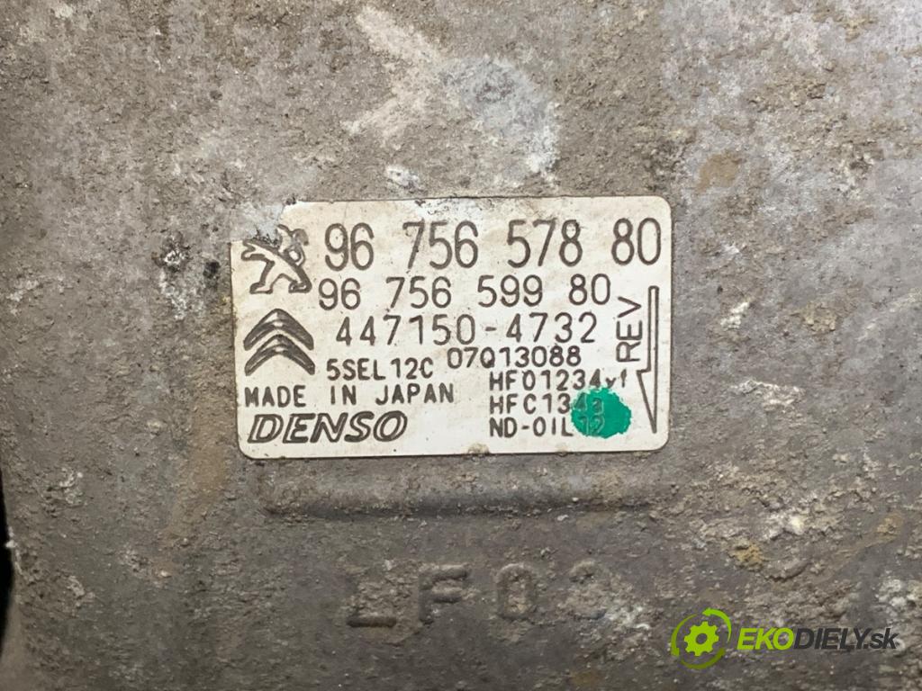 PEUGEOT 308 II (LB_, LP_, LW_, LH_, L3_) 2013 - 2021    1.6 THP 125 92 kW [125 KM] benzyna 2013 - 2021  Kompresor klimatizácie 9675657880 (Kompresor klimatizácie)