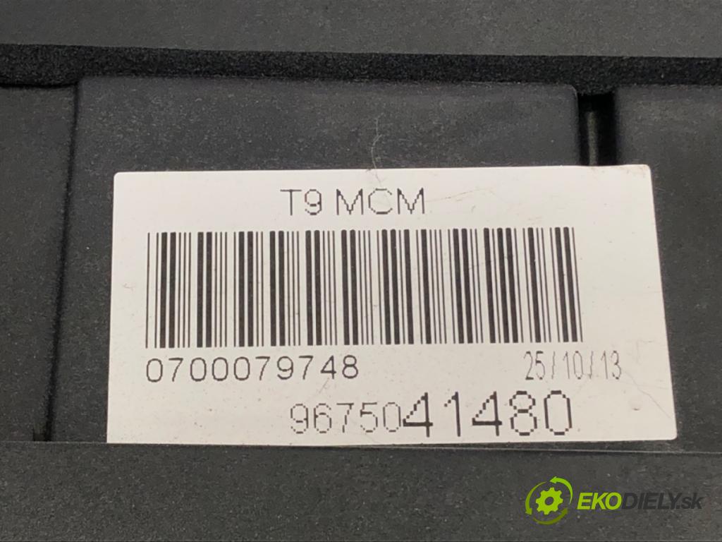 PEUGEOT 308 II (LB_, LP_, LW_, LH_, L3_) 2013 - 2021    1.6 THP 125 92 kW [125 KM] benzyna 2013 - 2021  Kulisa 9675041480 (Rýchlostná páka / kulisa)