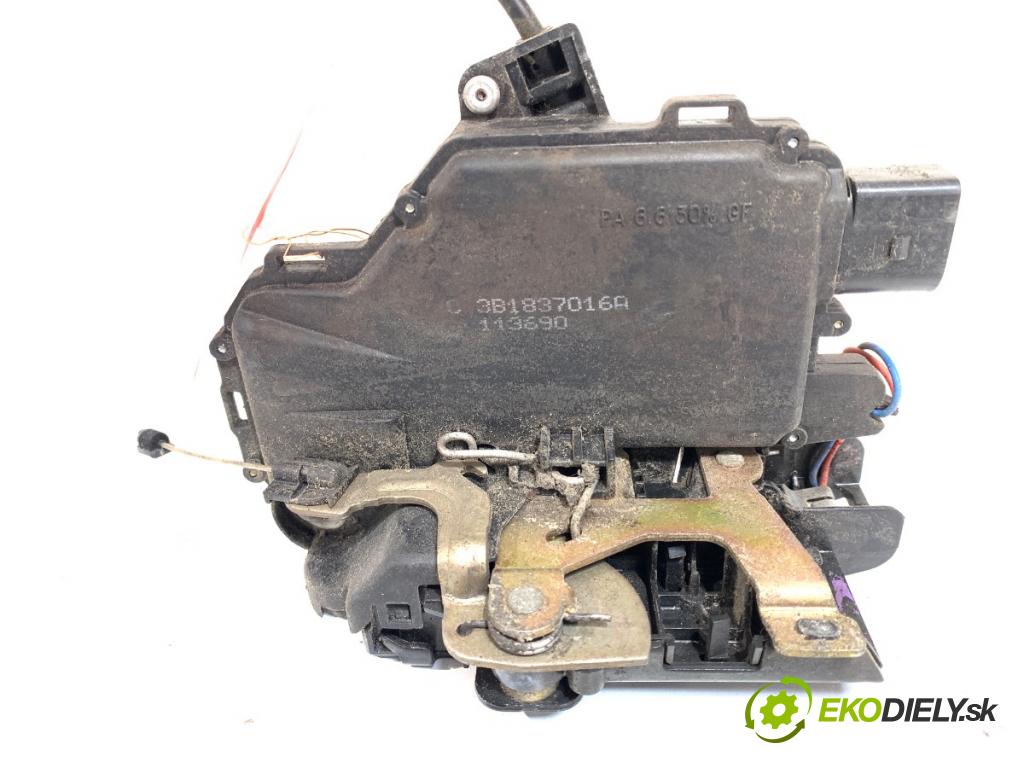 SEAT LEON (1M1) 1999 - 2006    1.4 16V 55 kW [75 KM] benzyna 1999 - 2006  zámok dveře pravý přední část 3B1837016A