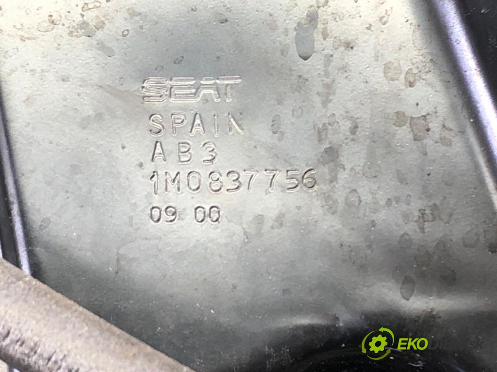 SEAT LEON (1M1) 1999 - 2006    1.4 16V 55 kW [75 KM] benzyna 1999 - 2006  mechanismus okna pravý přední část 1J1959802D