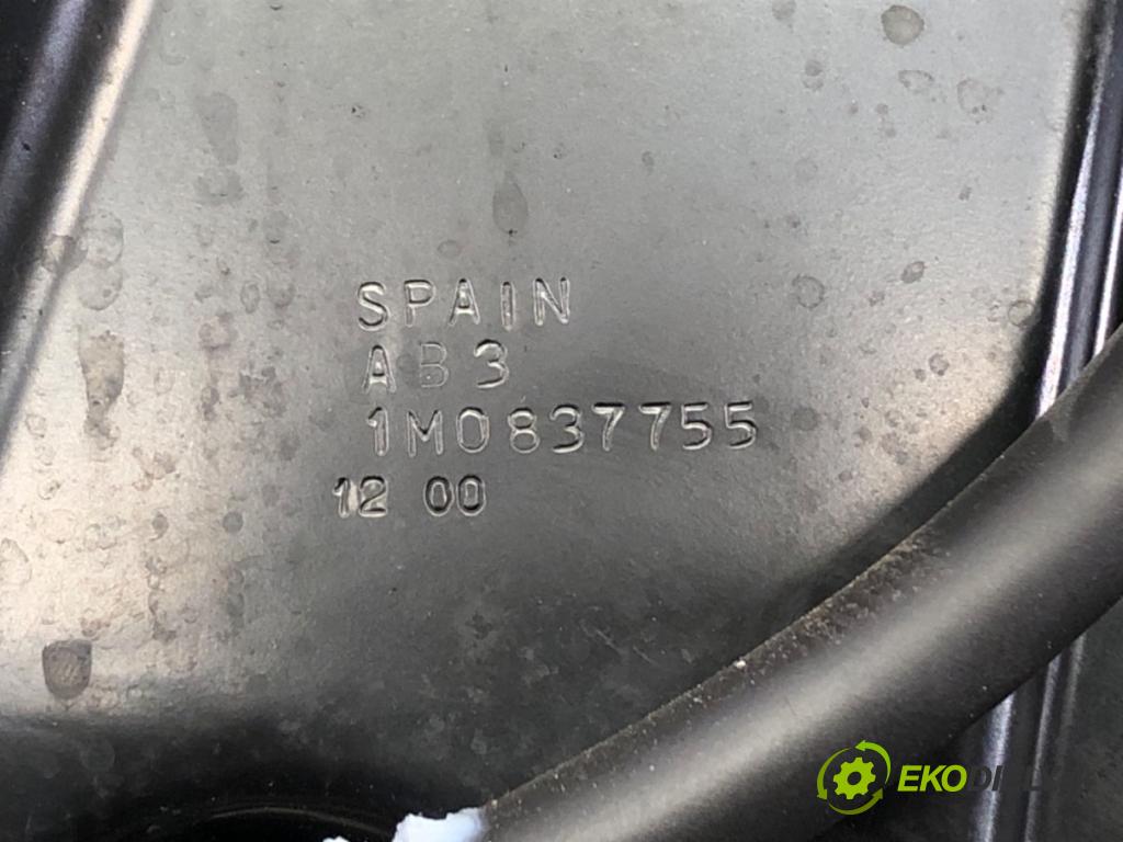SEAT LEON (1M1) 1999 - 2006    1.4 16V 55 kW [75 KM] benzyna 1999 - 2006  mechanismus okna levý přední část 1J1959801C