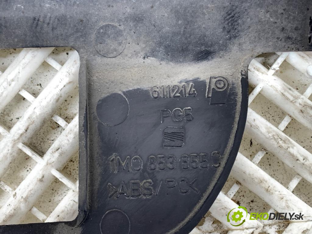 SEAT LEON (1M1) 1999 - 2006    1.4 16V 55 kW [75 KM] benzyna 1999 - 2006  mřížka maska 1M0853655C (Mřížky (masky) chladičů)