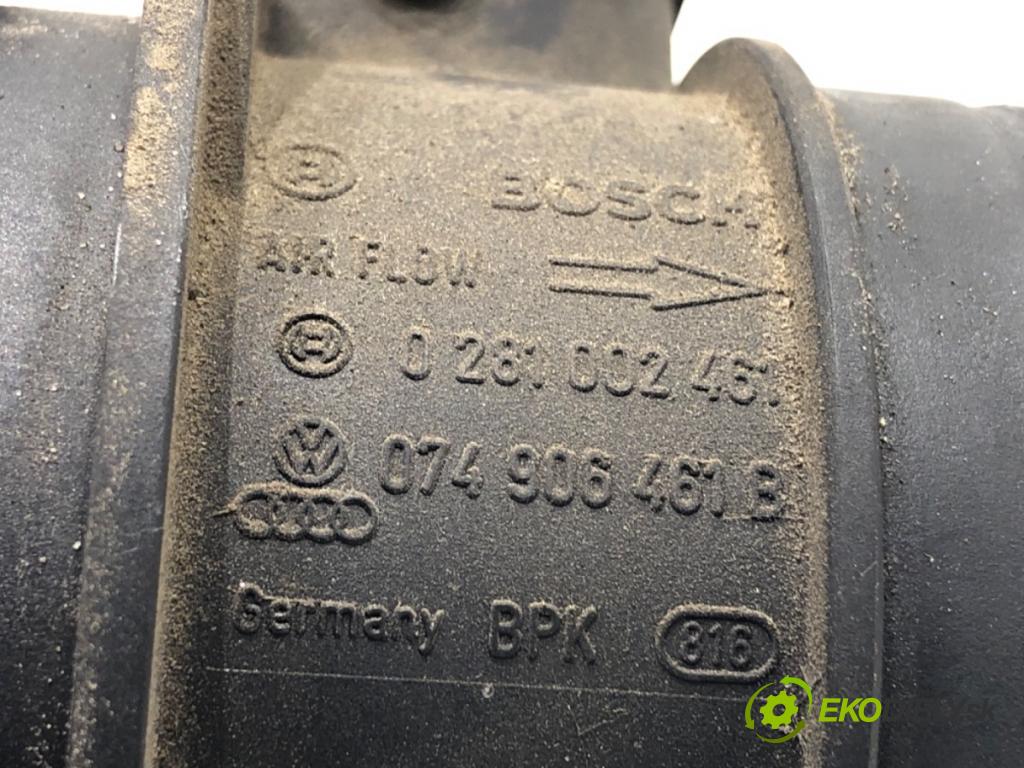AUDI A4 B6 (8E2) 2000 - 2005    1.9 TDI 96 kW [130 KM] olej napędowy 2000 - 2004  Váha vzduchu 074905451B (Váha vzduchu)