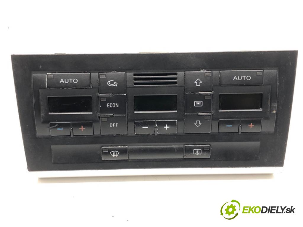 AUDI A4 B6 (8E2) 2000 - 2005    1.9 TDI 96 kW [130 KM] olej napędowy 2000 - 2004  Panel ovládania kúrenia 8E0820043 (Prepínač/spínač/tlačidlo a ovládač kúrenia)