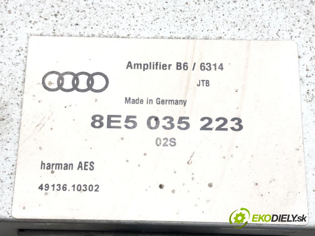 AUDI A4 B6 (8E2) 2000 - 2005    1.9 TDI 96 kW [130 KM] olej napędowy 2000 - 2004  Zosilňovač 8E5035223 (Zosilňovač)