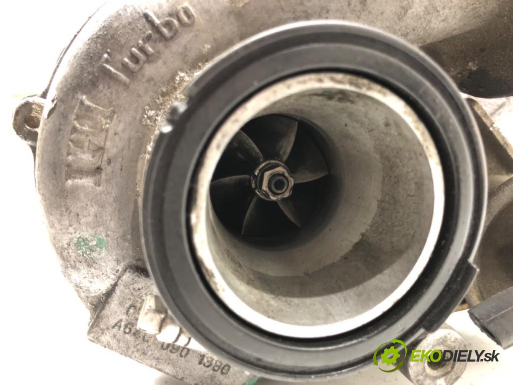 MERCEDES-BENZ KLASA A (W169) 2004 - 2012    A 180 CDI (169.007, 169.307) 80 kW [109 KM] olej napędowy 2004 - 2012  turbo A6400901380 (Turbodúchadla (kompletní))