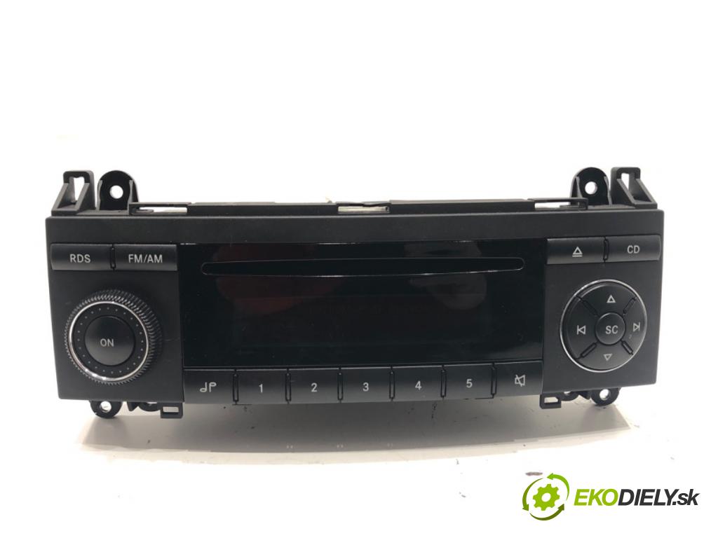 MERCEDES-BENZ KLASA A (W169) 2004 - 2012    A 180 CDI (169.007, 169.307) 80 kW [109 KM] olej napędowy 2004 - 2012  RADIO  (Audio zariadenie)