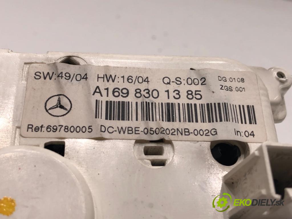 MERCEDES-BENZ KLASA A (W169) 2004 - 2012    A 180 CDI (169.007, 169.307) 80 kW [109 KM] olej napędowy 2004 - 2012  Panel ovládania kúrenia A1698301385 (Prepínač/spínač/tlačidlo a ovládač kúrenia)