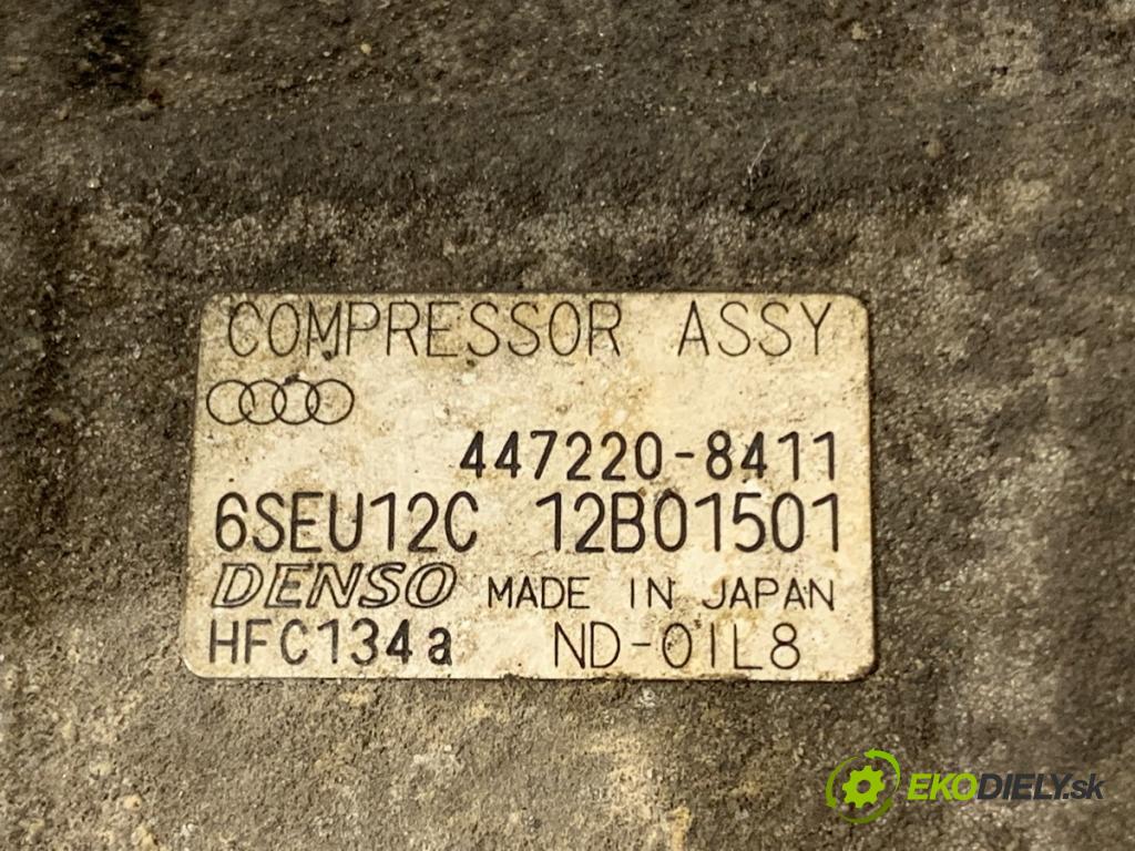 AUDI A4 B6 (8E2) 2000 - 2005    2.0 96 kW [130 KM] benzyna 2000 - 2004  Kompresor klimatizácie 447220-8411 (Kompresor klimatizácie)