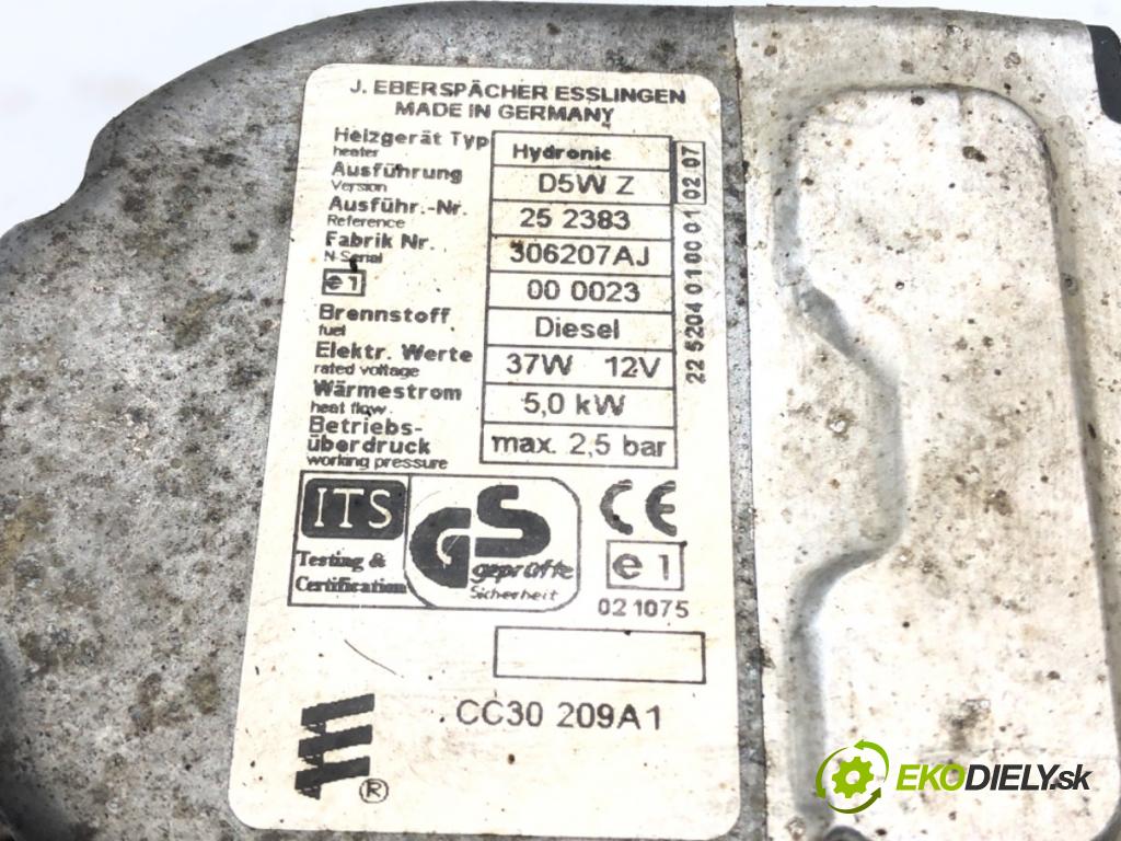 MAZDA 5 (CR19) 2005 - 2010    2.0 CD (CR19) 105 kW [143 KM] olej napędowy 2005 - 2010  Webasto CC30209A1 (Webasto (nezávislé kúrenie))