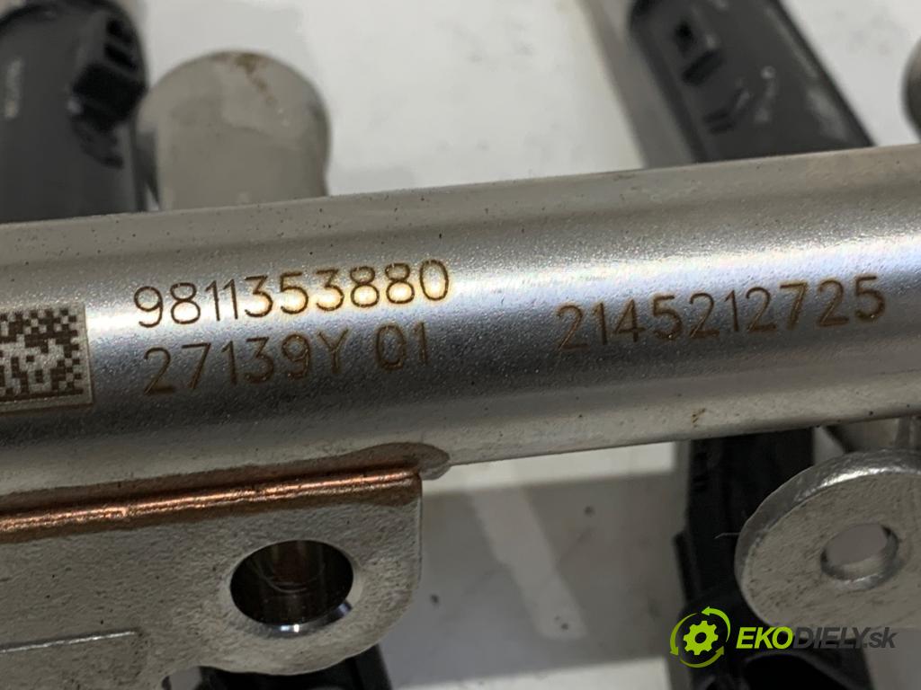 OPEL CROSSLAND X / CROSSLAND (P17, P2QO) 2017 - 2022    1.2 (75) 81 kW [110 KM] benzyna 2017 - 2022  Lišta vstrekovacia 9811353880 (Vstrekovacia lišta)