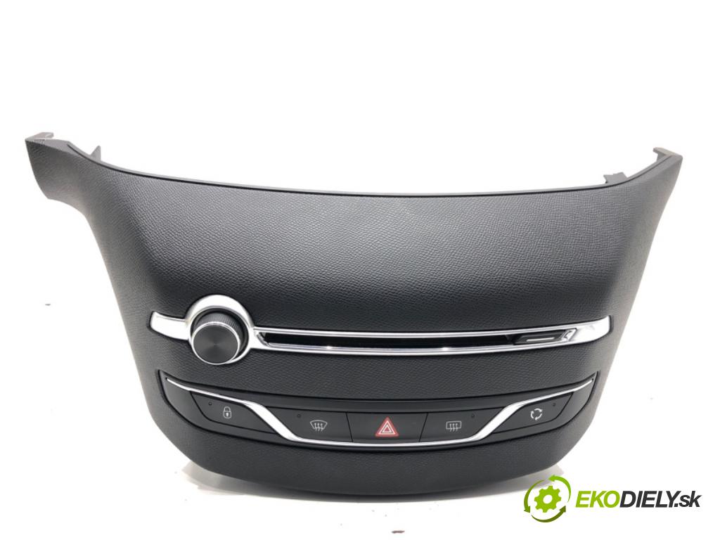 PEUGEOT 308 II (LB_, LP_, LW_, LH_, L3_) 2013 - 2021    1.6 THP 125 92 kW [125 KM] benzyna 2013 - 2021  Panel ovládania kúrenia 96777664ZD (Prepínač/spínač/tlačidlo a ovládač kúrenia)