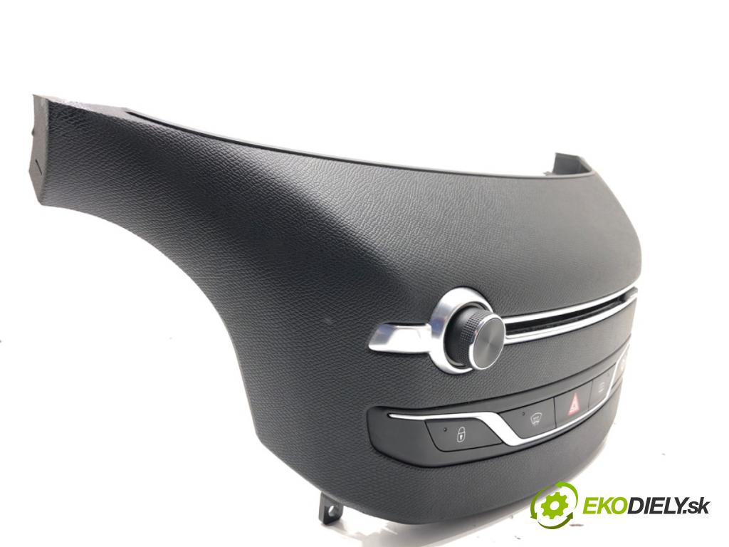 PEUGEOT 308 II (LB_, LP_, LW_, LH_, L3_) 2013 - 2021    1.6 THP 125 92 kW [125 KM] benzyna 2013 - 2021  Panel ovládania kúrenia 96777664ZD (Prepínač/spínač/tlačidlo a ovládač kúrenia)