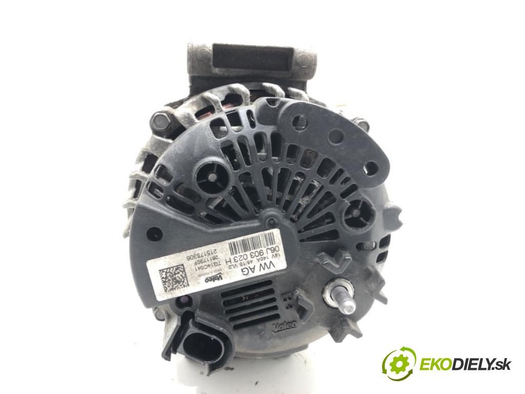 AUDI A3 (8V1, 8VK) 2012 - 2020    2.0 TFSI 140 kW [190 KM] benzyna 2016 - 2017  Alternátor 06J903023H (Alternátor)