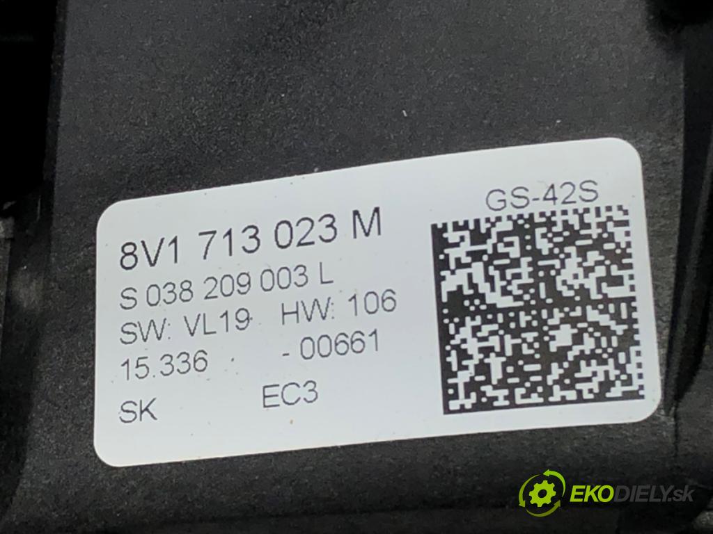 AUDI A3 (8V1, 8VK) 2012 - 2020    2.0 TFSI 140 kW [190 KM] benzyna 2016 - 2017  Kulisa 8V1713023M (Rýchlostná páka (kulisa))