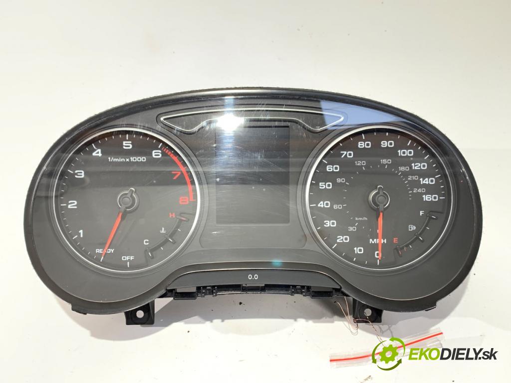 AUDI A3 (8V1, 8VK) 2012 - 2020    2.0 TFSI 140 kW [190 KM] benzyna 2016 - 2017  Prístrojovka 8V0920971Q (Prístrojová doska, displej)