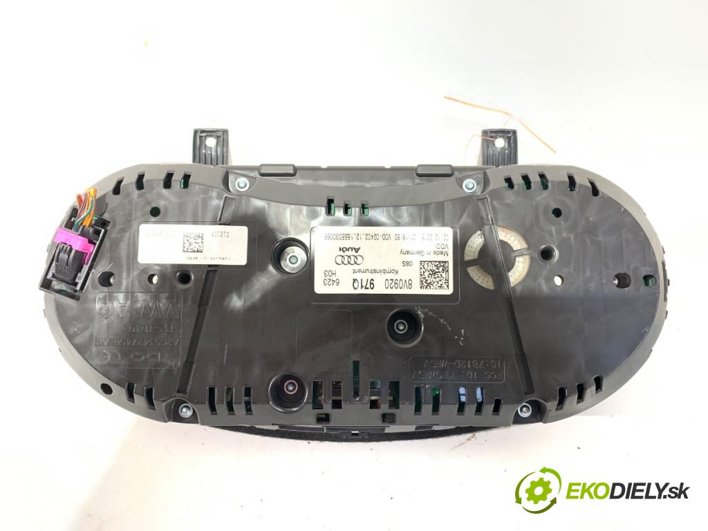 AUDI A3 (8V1, 8VK) 2012 - 2020    2.0 TFSI 140 kW [190 KM] benzyna 2016 - 2017  Prístrojovka 8V0920971Q (Prístrojová doska, displej)