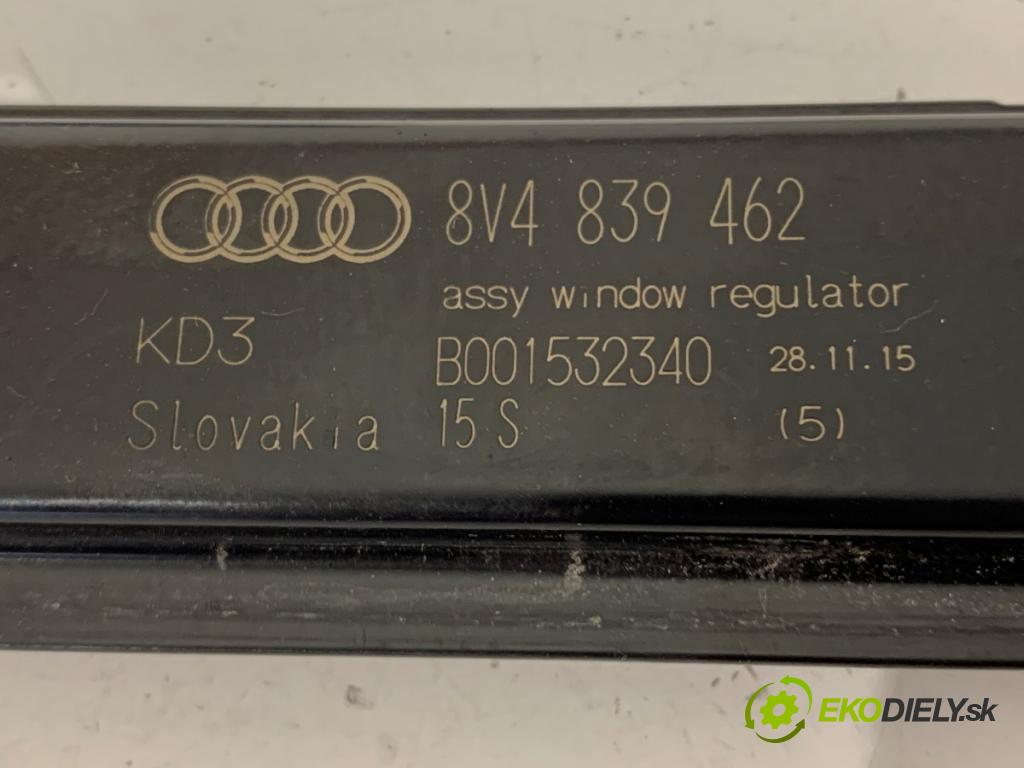 AUDI A3 (8V1, 8VK) 2012 - 2020    2.0 TFSI 140 kW [190 KM] benzyna 2016 - 2017  mechanismus okna pravý zadní část 8V4839462