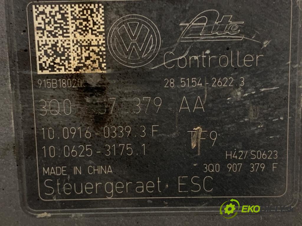 AUDI A3 (8V1, 8VK) 2012 - 2020    2.0 TFSI 140 kW [190 KM] benzyna 2016 - 2017  Pumpa ABS 3Q0614517AA (Pumpa ABS)