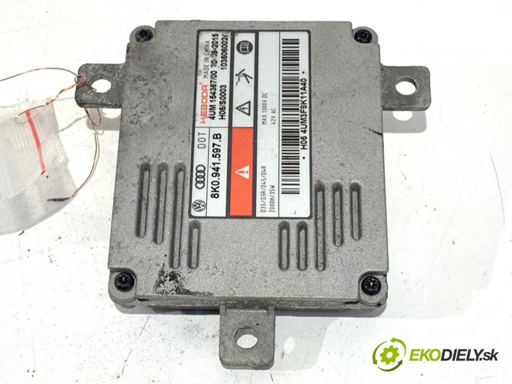 AUDI A3 (8V1, 8VK) 2012 - 2020    2.0 TFSI 140 kW [190 KM] benzyna 2016 - 2017  Menič XENON 8K0941597B (Riadiaca jednotka xenónu)