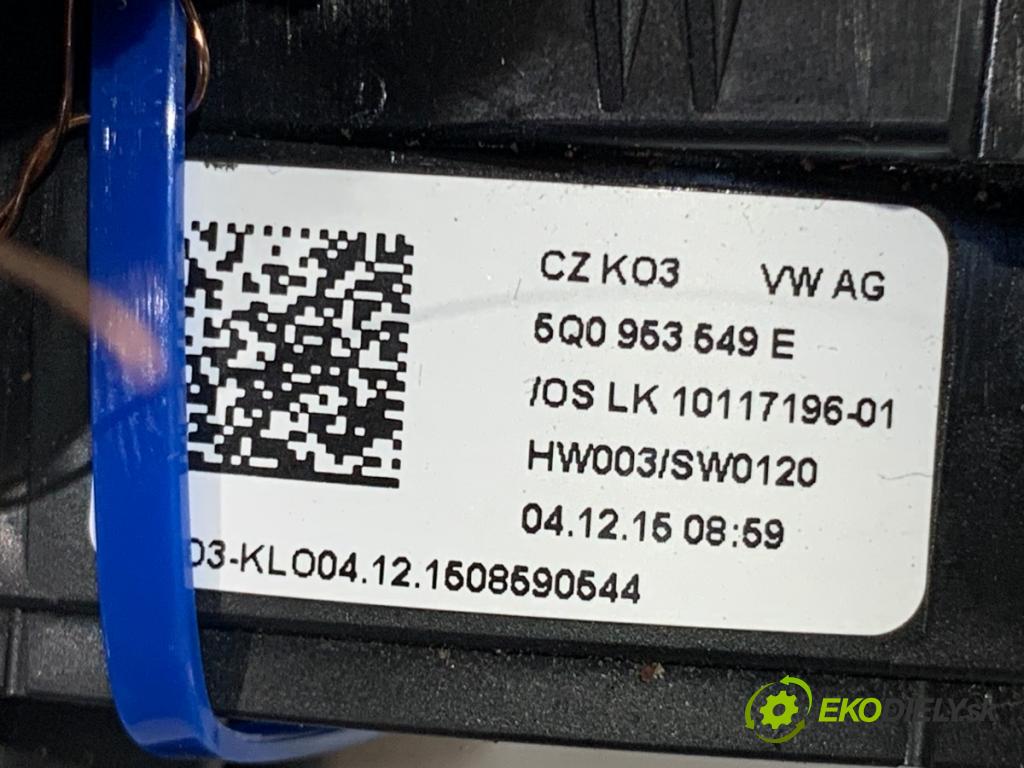 AUDI A3 (8V1, 8VK) 2012 - 2020    2.0 TFSI 140 kW [190 KM] benzyna 2016 - 2017  Krúžok, slimák airbag 5Q0953649E (Airbag)