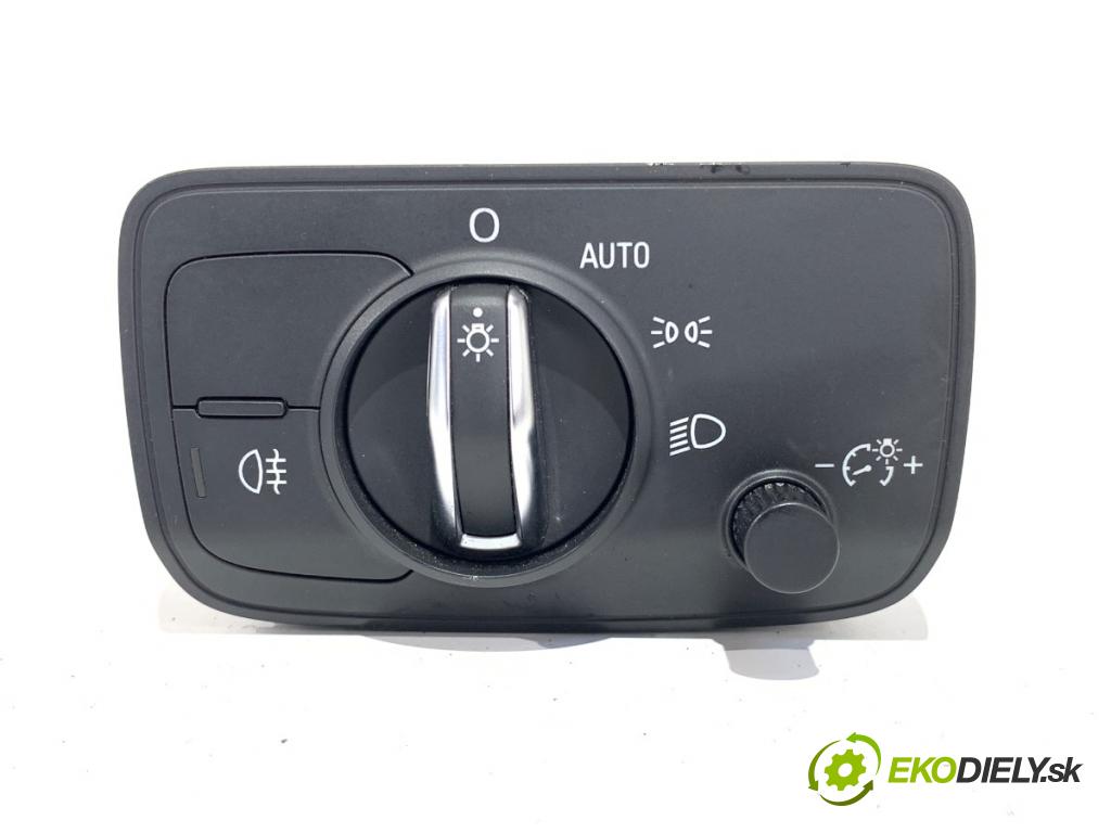 AUDI A3 (8V1, 8VK) 2012 - 2020    2.0 TFSI 140 kW [190 KM] benzyna 2016 - 2017  spínač světel 8V0941531AD