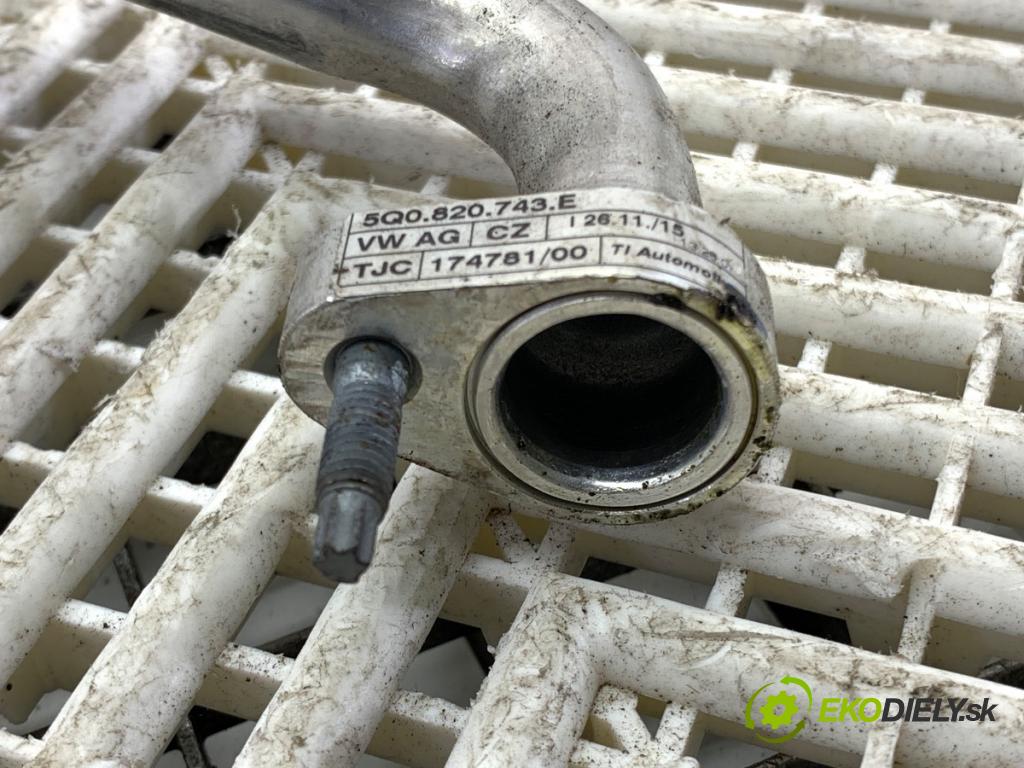 AUDI A3 (8V1, 8VK) 2012 - 2020    2.0 TFSI 140 kW [190 KM] benzyna 2016 - 2017  rúrka klimatizácie 5Q0820743E (Rúrka klimatizácie)