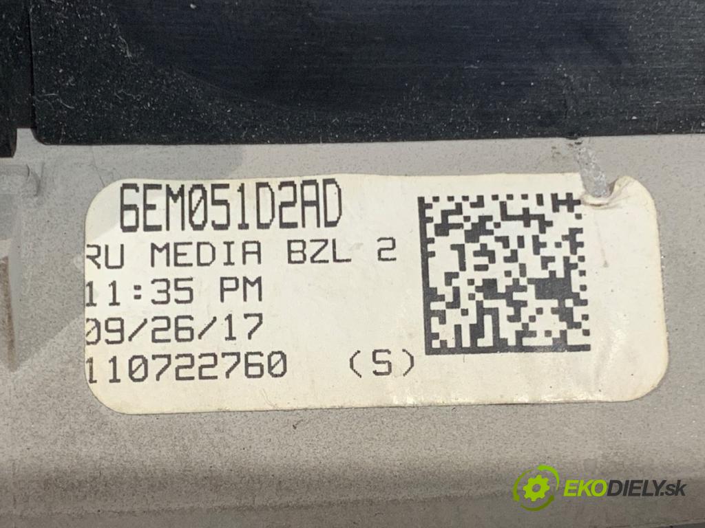 CHRYSLER PACIFICA 2016 - 2022    3.6 214 kW [291 KM] benzyna 2016 - 2022  Priehradka, kastlík prístrojovky HNÍZDO: USB 68330449AB