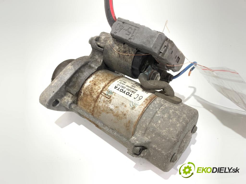 TOYOTA COROLLA Verso (ZER_, ZZE12_, R1_) 2004 - 2009    2.2 D-4D (AUR10_) 100 kW [136 KM] olej napędowy 2005 - 2009  Štartér 28100-0R010 (Štartér)