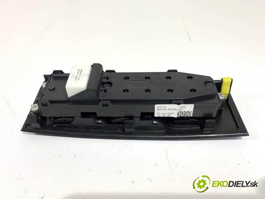 TOYOTA COROLLA Verso (ZER_, ZZE12_, R1_) 2004 - 2009    2.2 D-4D (AUR10_) 100 kW [136 KM] olej napędowy 2005 - 2009  Prepínač okien 84820-0F030-00 (Prepínač/spínač/tlačidlo a ovládač kúrenia)