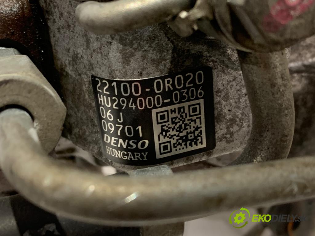 TOYOTA COROLLA Verso (ZER_, ZZE12_, R1_) 2004 - 2009    2.2 D-4D (AUR10_) 100 kW [136 KM] olej napędowy 2005 - 2009  Pumpa vstrekovacia 22100-0R020 (Vstrekovacie čerpadlo)