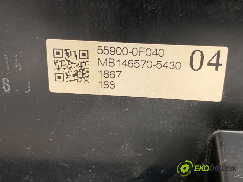 TOYOTA COROLLA Verso (ZER_, ZZE12_, R1_) 2004 - 2009    2.2 D-4D (AUR10_) 100 kW [136 KM] olej napędowy 2005 - 2009  Panel ovládania kúrenia 55902-0F020 (Prepínač/spínač/tlačidlo a ovládač kúrenia)