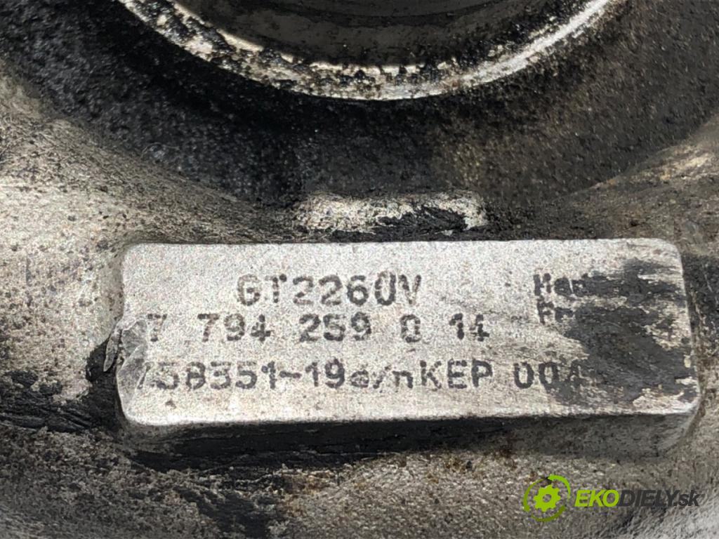 BMW 5 Touring (E61) 2004 - 2010    525 d 145 kW [197 KM] olej napędowy 2007 - 2010  turbo 7794259 (Turbodúchadla (kompletní))