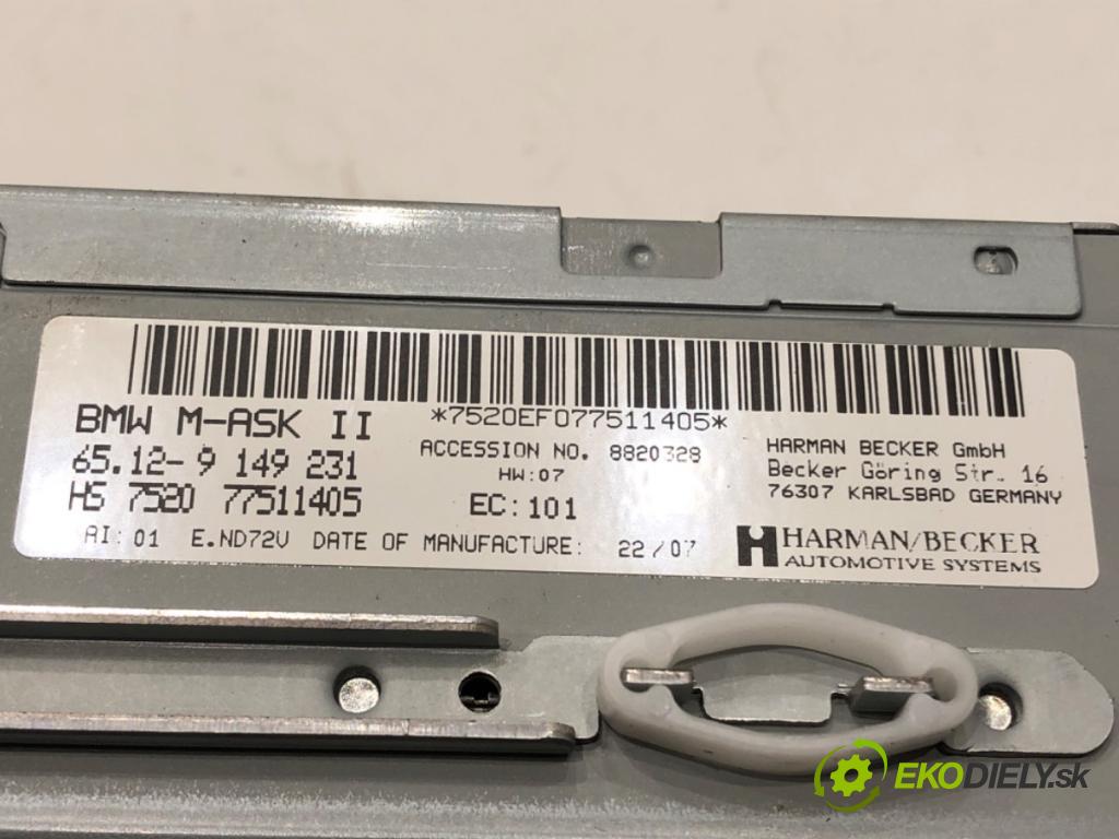 BMW 5 Touring (E61) 2004 - 2010    525 d 145 kW [197 KM] olej napędowy 2007 - 2010  RADIO 9149231 (Audio zariadenie)