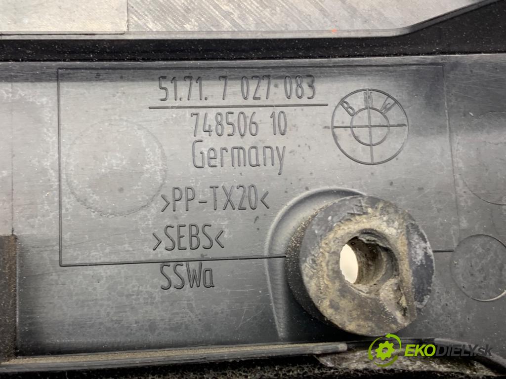 BMW 5 Touring (E61) 2004 - 2010    525 d 145 kW [197 KM] olej napędowy 2007 - 2010  Torpédo, plast pod čelné okno 74850610 (Torpédo)